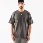 klær T442501 tinnbrun justert tee menn Alphalete