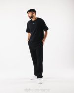 klær T442502 svart justert tee menn Alphalete - Bilde 2