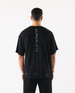 klær T442502 svart justert tee menn Alphalete - Bilde 4