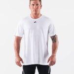 klær T442508 hvit wolf head airtech t-skjorte menn Alphalete