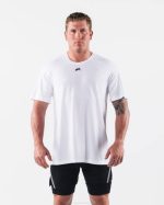 klær T442508 hvit wolf head airtech t-skjorte menn Alphalete