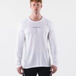 klær T442509 hvit aa airtech ls tee menn Alphalete