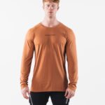 klær T442513 legert oransje aa airtech ls tee menn Alphalete