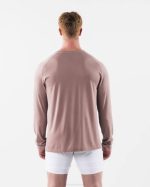 klær T442515 porselensbrun aa airtech ls tee menn Alphalete - Bilde 4
