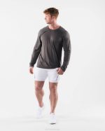 klær T442519 støvete betonggrå aa airtech ls tee menn Alphalete - Bilde 2