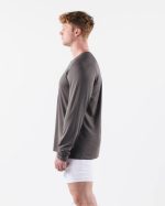 klær T442519 støvete betonggrå aa airtech ls tee menn Alphalete - Bilde 3