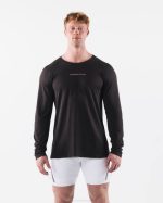 klær T442521 småstein brun aa airtech ls tee menn Alphalete