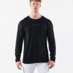 klær T442524 svart aa airtech ls tee menn Alphalete