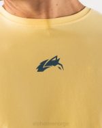 klær T442527 gul wolf head paisley print t-skjorte menn Alphalete - Bilde 5