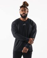 klær T442544 svart ulvehode er tee menn Alphalete