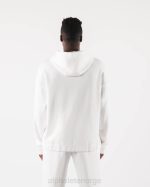 klær T442608 hvit original jakke med full glidelås menn Alphalete - Bilde 4