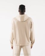 klær T442610 havsalt brun original jakke med full glidelås menn Alphalete - Bilde 4