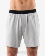 klær T442655 gråmelert lounge kort menn Alphalete