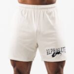 klær T442658 havskjell brun ulvehode mesh kort 6" menn Alphalete