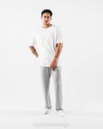 klær T442711 gråmelert lounge bukse menn Alphalete - Bilde 2