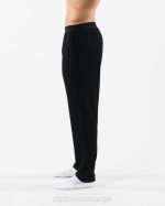 klær T442713 svart lounge bukse menn Alphalete - Bilde 3