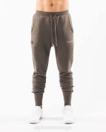 klær T442716 ørken taupe brun academy club jogger menn Alphalete - Bilde 3
