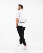 klær T442721 svart akademi avslappet jogger menn Alphalete - Bilde 2