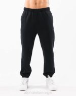 klær T442721 svart akademi avslappet jogger menn Alphalete