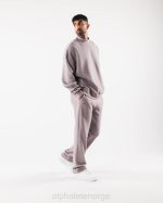 klær T442751 rosevann rosa opprinnelse mock neck ls menn Alphalete - Bilde 2